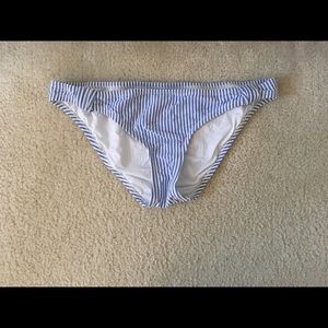 Searsucker bathing suit bottoms